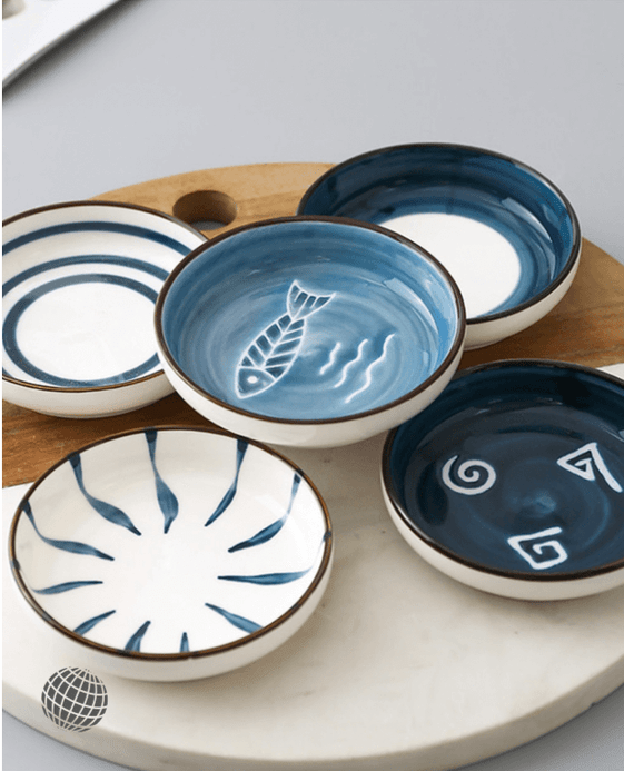 Kitchen Dining Blue White Fish Geometric Pattern Ceramic Dish Assorted Seasoning Mini Plate Dipping Sauce Vinegar Bowl Japanese Creative Tableware Home Dish Dinner Plate Gravy Boats Trending Kitchen Dining Blue White Fish Geometric Pattern Ceramic Dish Assorted Seasoning Mini Plate Dipping Sauce Vinegar Bowl Japanese Creative Tableware Home Dish Dinner Plate Gravy Boats Trending