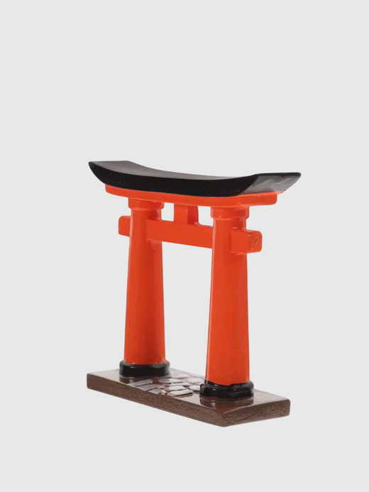 Miniature Red Japanese Shinto Torii Gate Shinto Altar Shelf Miniature Shrine Japan Traditional Blessing Door Zen Garden Fish tank decorative object