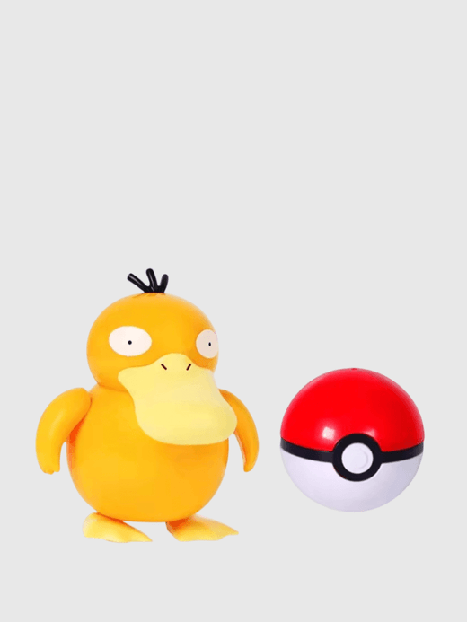Original Pokemon Figure Ball Pokeball Psyduck Elf Monster kids children’s capsule Pokeball Toys for Child Gift