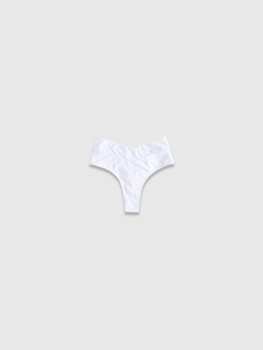 Women’s woman womens petite-, tall-, plus-, size S - XL High rise Waist High Leg Cut Bikini Bottom Swim Brief Women Swimwear Female Bather Brazilian Tanga thong Panties Underwear Beach Holiday vacation getaway beachwear in white