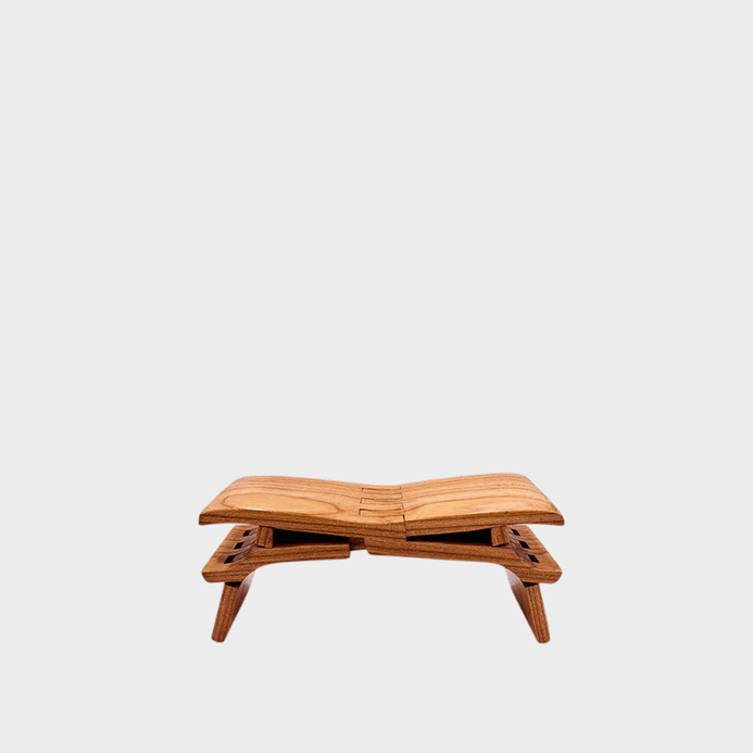 Luban-Solid Wooden Folding Stool, Blind Stool, Whole Wood, Board-Free Stitching, Small, Multi-Functional, Small office, home, garden furniture in Chinaberry
