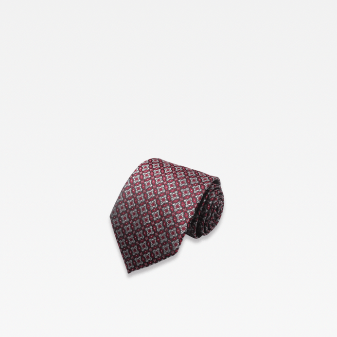 Men’s man mens Formal Geometric Floral Square Plaid Patterned Office work wfh workwear Wedding Groomsmen Tie 8cm Wide Necktie Chinese Brand Fashionable Accessory Ties in Wine red