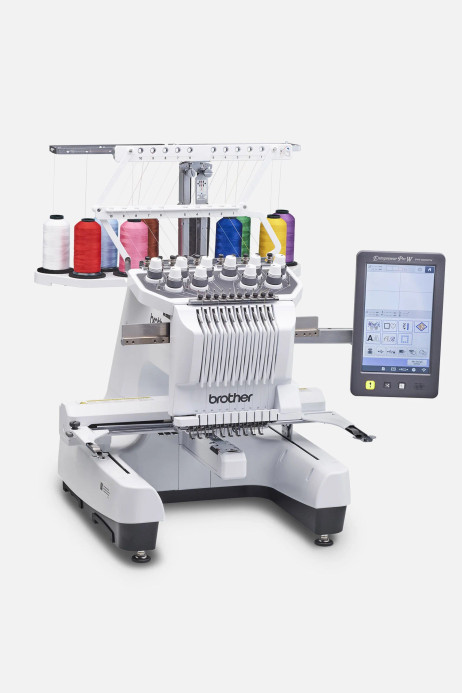 Brother Entrepreneur Pro X PR1050X and PR1055X 10-needle Embroidery Machine Crafts office home equipment in white