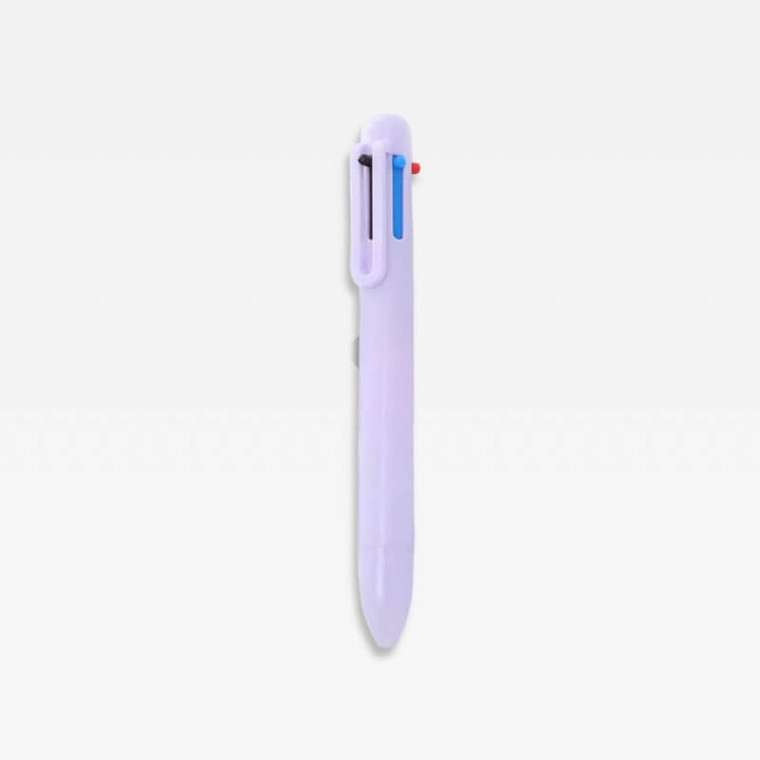 Office School home study room 6 Color Macaron Multicolor 6-Color Ink Ballpoint Pen Multifunction Creative Kids Pens stationary accessory writing accessories multi colors ink in lilac