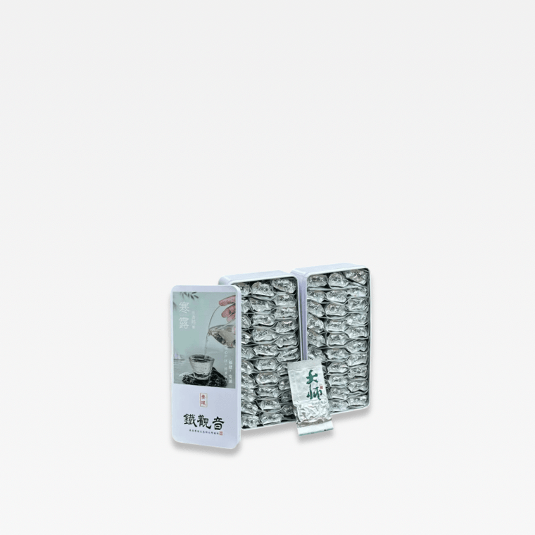 China Chinese Tieguanyin Oolong Tea Zipper Bags Teas Sealing Metal tin No Packing Bag 250g