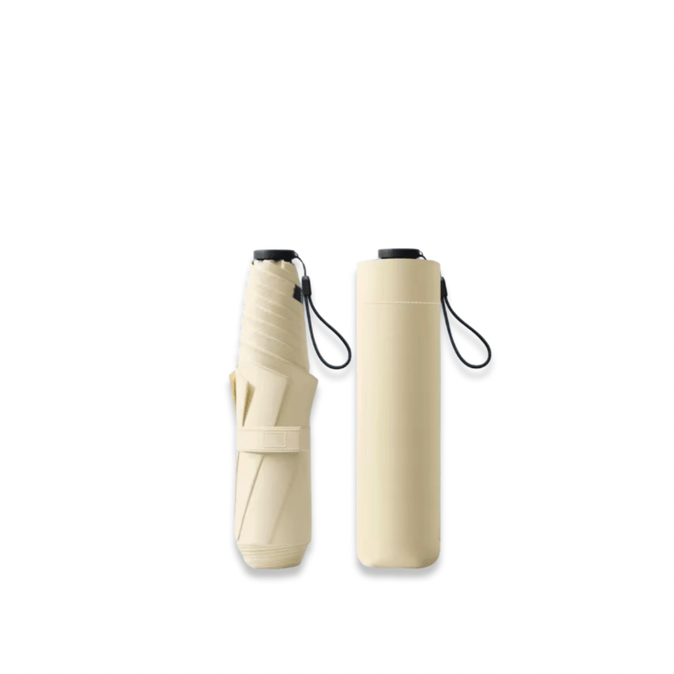 Japanese Umbrella 125g Japanese ultra-light portable sun umbrella sun protection and ultraviolet rain dual-purpose 3-fold 6-bone school university Student Sunny travel accessory Holiday Vacation getaway shopping pencil Umbrellas accessories in Wutong rice