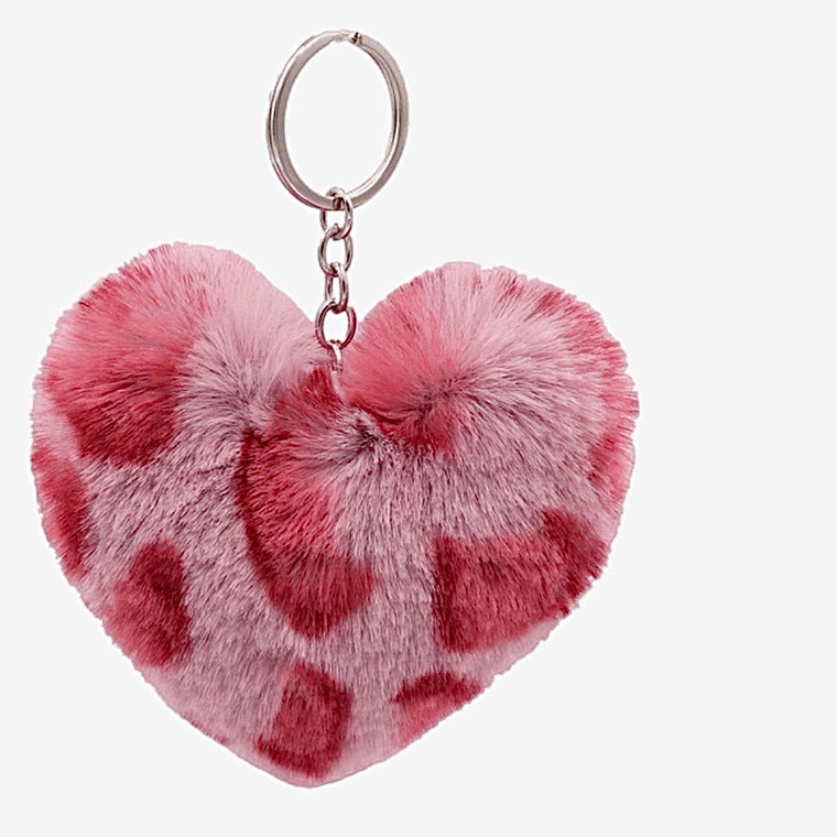 Cute Anime Leopard Print Love Heart Plush Keychain Winter Ladies Bag Pendant Fashion All match Hair Ball Car Pendant Small Keychains Gifts Key Chains Charm Trend in Red Cute Anime Leopard Print Love Heart Plush Keychain Winter Ladies Bag Pendant Fashion All match Hair Ball Car Pendant Small Keychains Gifts Key Chains Charm Trend in Red