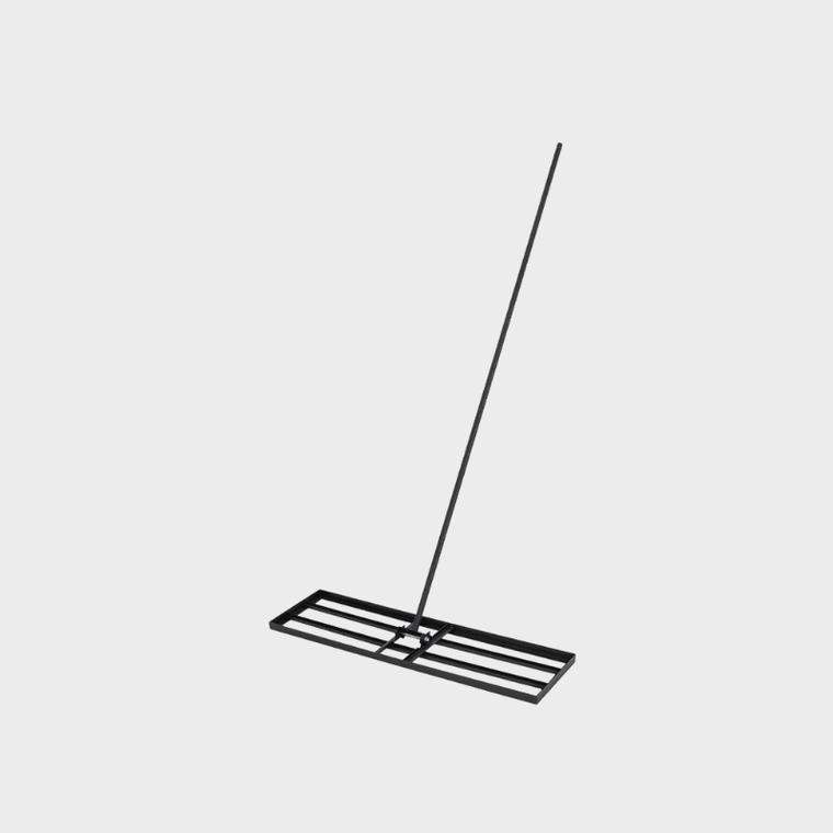 Outdoors 91cm Landscape Lawn Level Rake, 180° Adjustable Lawn Leveling Drag Mat, Garden Yard Farm Topdressing & Lawn Leveler Landscaping Tools in black