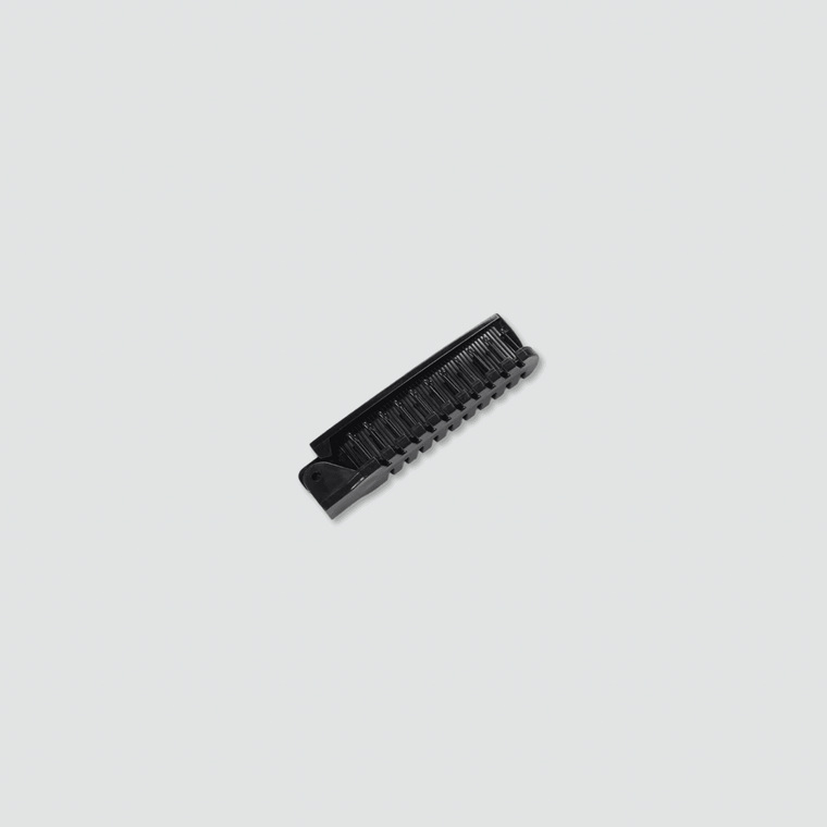 Women’s woman womens Men’s man mens Unisex Genflex Gender Neutral Genderfluid beauty and makeup travel Folding Portable compact Mini Pocket polypropylene dual-use braiding & curling Foldable hair brush and comb Cosmetics Beauty and skincare Tools brushes combs in black