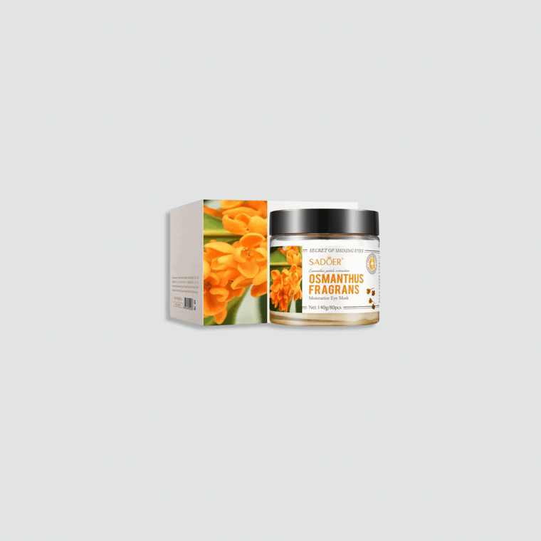 Fragrant 80 Pieces of Osmanthus Eye Patches, Containing Osmanthus Extract, Hydrate and Moisturize the Eyes, Nourish the Skin Around the Eyes, and Enhance the Appearance of the Skin Around the Eyes Suitable for Daily Eye Care, a Gift for Mom on Mother's Day Makeup Beauty and skincare tools 80-Piece