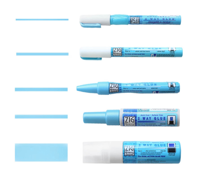 Glue Stick Pens 1-Piece 1pc JAPAN Kuretake ZIG Environmental Protection Coloured Glue DIY Tools Glue Pens School Crafts Office Supplies Japanese Art Markers Trend