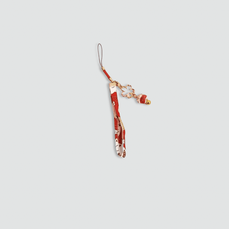 Light Luxury High-quality Elegant event party supply Japanese kawaii Wedding party favor gift favor Anime Straps Lucky Cat Keychain Lanyard for mobile cellular phone Jeans Bag Charm Souvenir event charms in Red with golden multi accent color