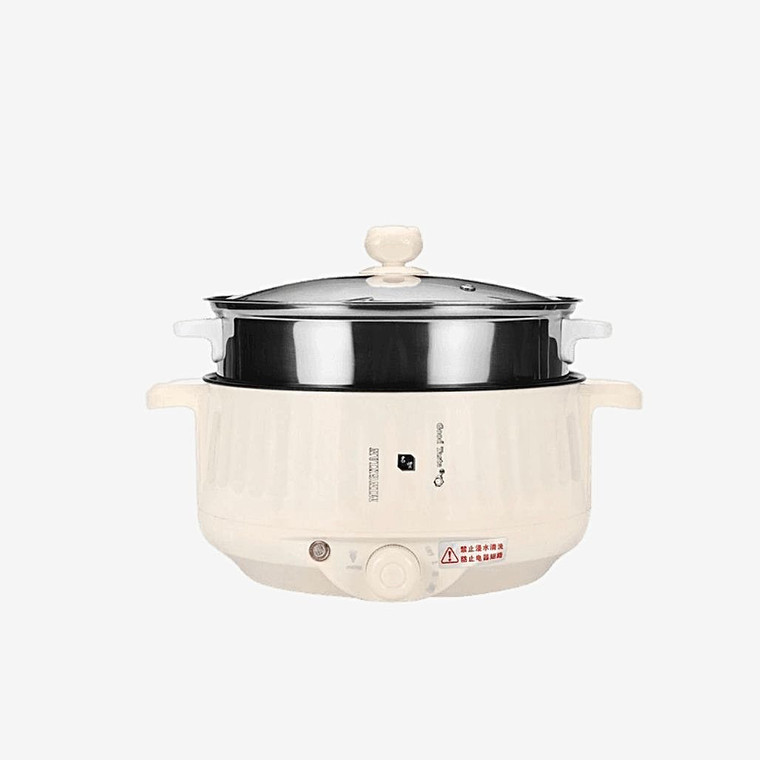 Slow Cooker & Steamer 20cm 22cm 24cm Multi Function Non stick Rice Stew Multicookers Beige Electric Cookers Home 400W 1000W Multicookers Trend