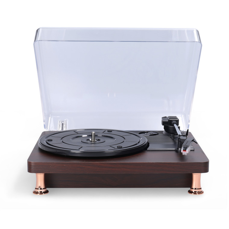 Retro Vinyl Record Player with Dustproof Cover Classic Nostalgic Style for Home MP3 Players Trend