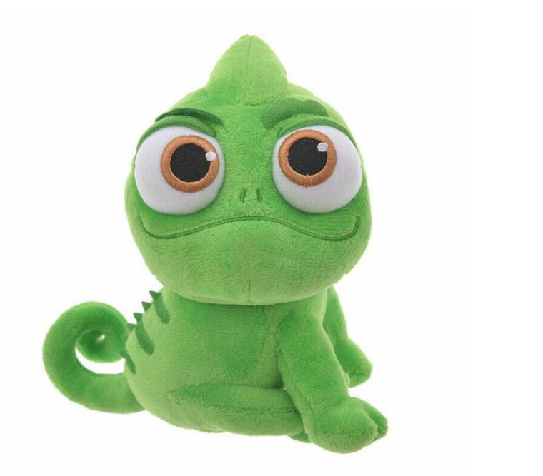 Tangled Pascal Plush Doll 18cm Japanese Kawaii Anime Green Lantern Night Trend Disney Japan Dolls