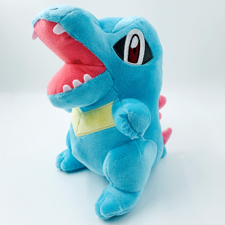 Totodile Plush Soft Doll 22cm Japanese Anime Blue Dinosaur Toys Stuffed Gifts for Children Kids Japan Dolls Dinosaurs Toy