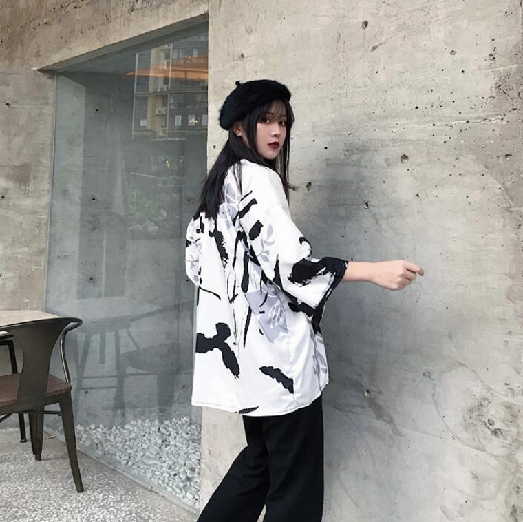 Loose Kimono Cardigan Yukata