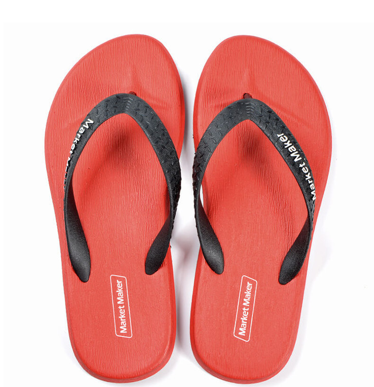 Clip-Drag Flip Flops   Genderful Women’s Men's Unisex Anywear Flop Sandals Home Mens Fashion Fisherman Antiskid Outdoor Beach Sandal House Slippers Holiday Vacation Getaway Footwear for Man Woman in trendy red color