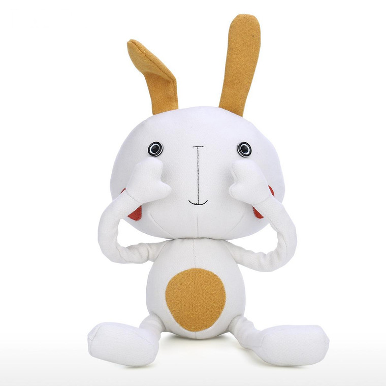 Yoga Bunny Doll 43cm Cartoon Animal Shape Plush Toy Comforting and Empathy Object Childlike Ornament Cultivate Imagination Trend