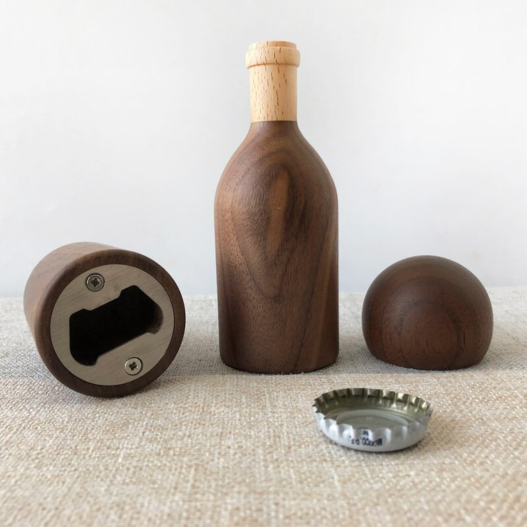 Walnut Wood Bottle Opener