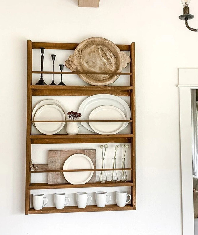 Wooden Wall Rack