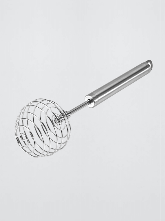 Spring Coil Round Stainless Steel Handle Spherical Manual Egg Whisk Household Egg Cream Stirring Kitchen whisks Baking Tools