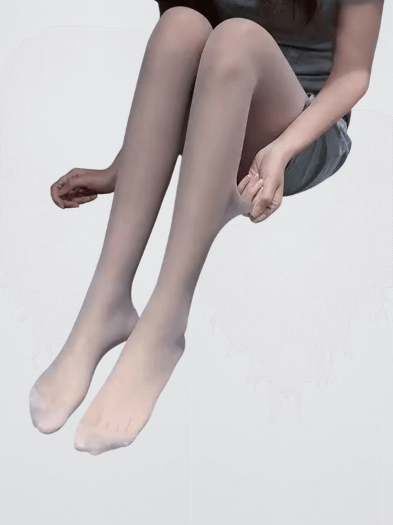 Women’s woman womens Sexy Gradient Contrast Color Skinny standard thicknes Breathable Candy Color Lolita Cosplay Long Stockings off-white, Pantyhose Tights Lingerie