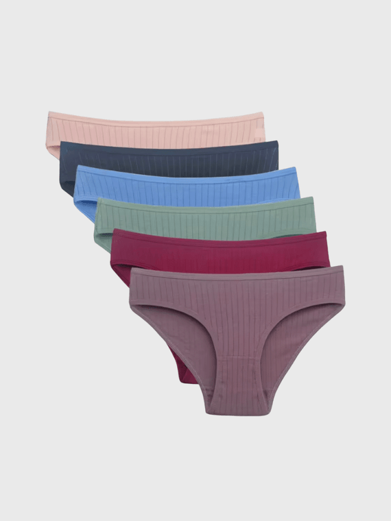 Women's  woman womens tall-, plus-, size 5 PCS/SET Low Rise Ribbed Hipster Underwear Cotton Panty Sexy Female Underpants Solid Color Panties Intimates briefs Lingerie M-XL 5-Pair (5-Pack) in multicolor Khaki, Charcoal Gray grey black, Dark green, Burgundy, Mauve dusk pink