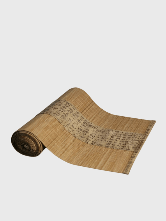 Japanese Bamboo Mats & Table Runners Curtains Table Cover Kung Fu Tea Mat Home Decor Coffee Tablecloth in beige brown accent colors
