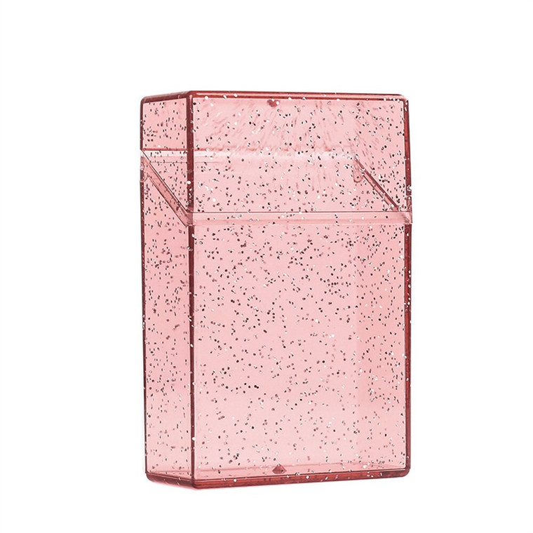 Card Holder Box 3" Ins Transparent 3 Inches Photo Blingbling Storage Boxes Photocard Cards Holders Albums Office Supplies Trend In Pink