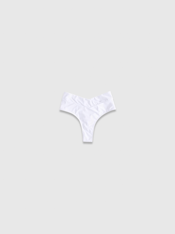 Women’s woman womens petite-, tall-, plus-, size S - XL High rise Waist High Leg Cut Bikini Bottom Swim Brief Women Swimwear Female Bather Brazilian Tanga thong Panties Underwear Beach Holiday vacation getaway beachwear in white