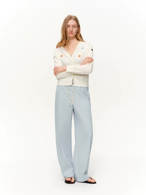 Women’s woman womens petite-, tall-, plus-, size Tie-Waist Bootcut, Elastic High rise Waist Flared Casual Trousers, Y2K Retro Loose Fit Lounge wear wide-leg Pants in pink