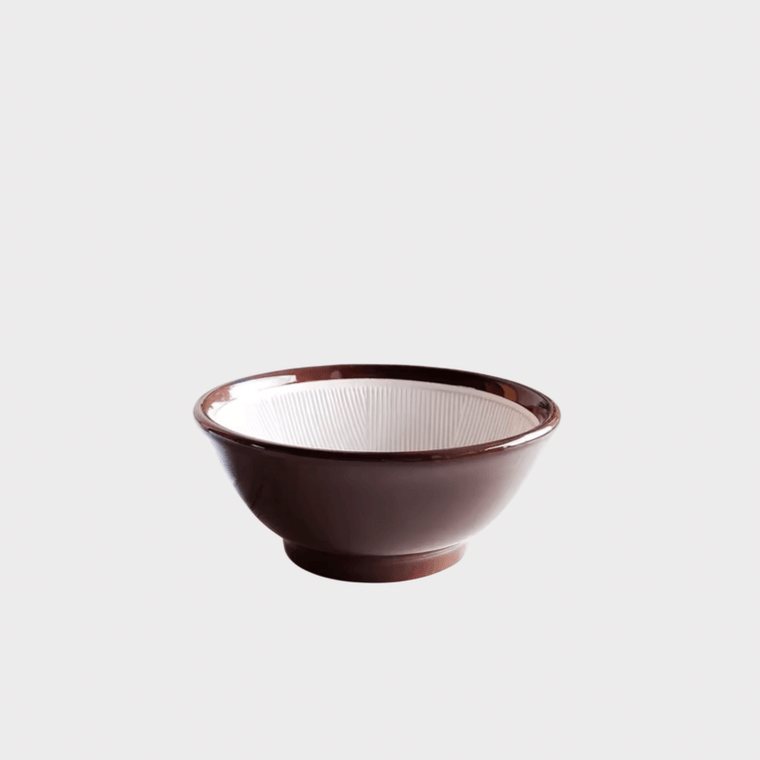 Japanese Suribachi Ceramic Grinding Bowl, Supplementary Food, Mud Grinding Tableware, Fruit and Vegetable Rice Paste Food Manual spice bakeware baking Grinder Restaurant Specialty dinnerware serveware bowls in Brown with White