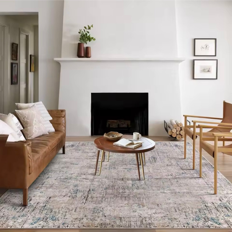 Norway Scandinavia Scandinavian Norwegian Nordic Abstract style for Office Living Room Bedroom Washable Floor Lounge Large Modern Home Decoration Area Rugs Carpets Mats in blue, with multi color