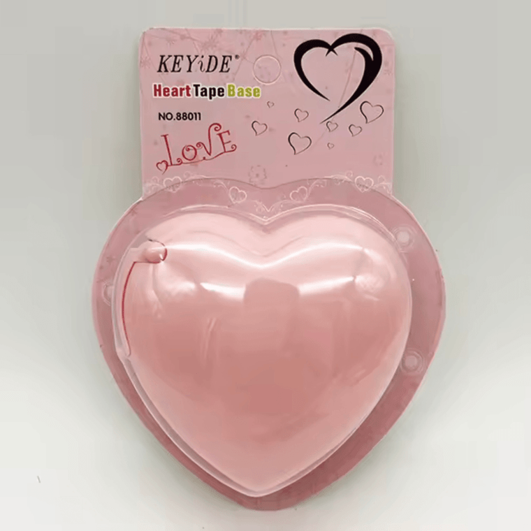 Office Home Mini Kawaii Tape Cutter Students Handmade Tools accessory love heart shape washi Tape Dispenser Holder Family Gift Packaging in pastel light pink color