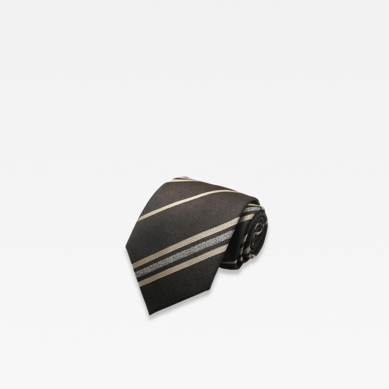 Men’s man mens Formal Geometric striped stripes Patterned Office work wfh workwear Wedding Groomsmen Tie 8cm Wide Necktie Chinese Brand Fashionable Accessory Ties in brown, with beige Gray grey