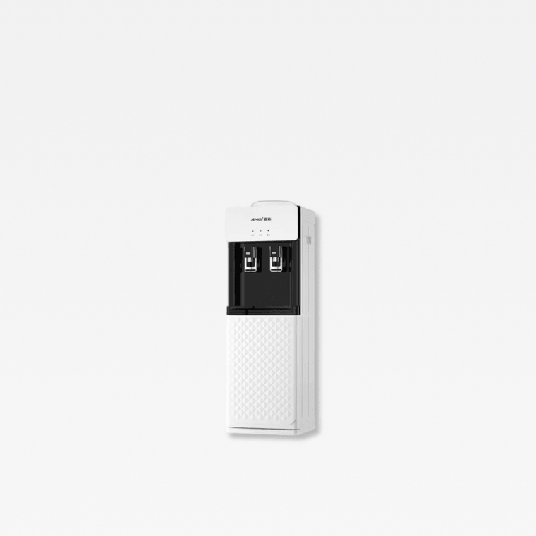 Office home Water Despenser AMOI Dispenser Household Vertical Refrigeration Heating Desktop Small Office Barreled Automatic New Model Drinks in white