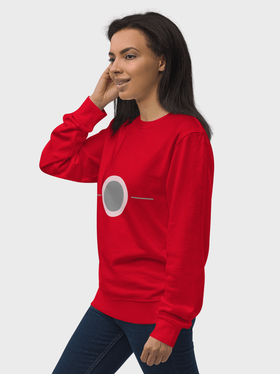 Women’s woman womens Men’s man mens Unisex Genflex Gender Neutral Genderfluid petite-, tall-, plus-, size  Crewneck round O-neck long sleeves graphic Japanese country flag sweatshirts in red