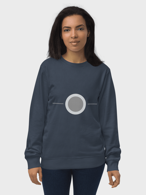 Women’s woman womens Men’s man mens Unisex Genflex Gender Neutral Genderfluid petite-, tall-, plus-, size  Crewneck round O-neck long sleeves graphic Japanese country flag sweatshirts in French navy blue