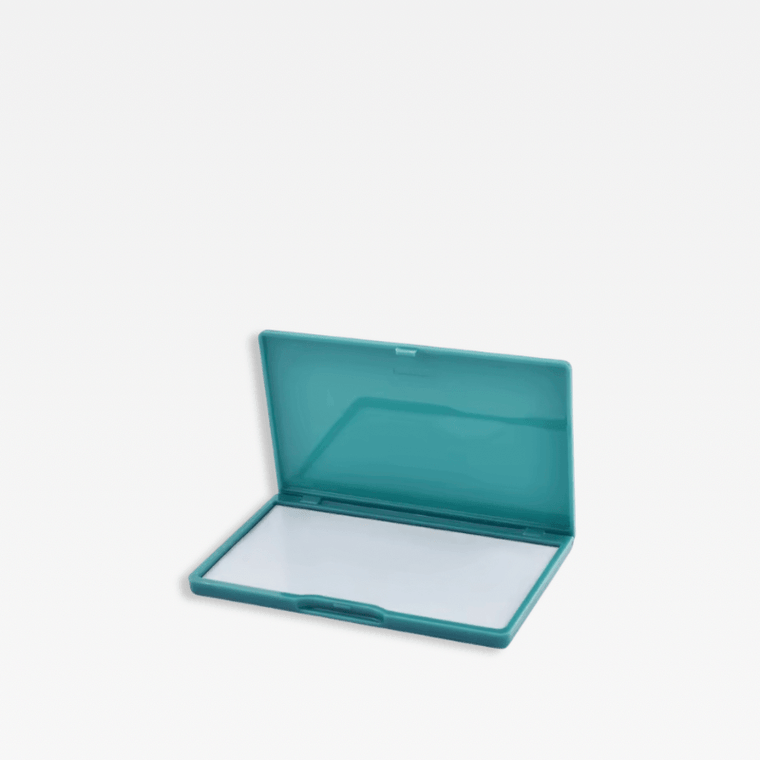 Crafts Magnetic Needle Storage Case Rectangle Sewing Needles Holder Pincushion Cases Organizers Sewing Tool Accessories in dark teal blue