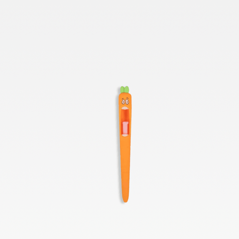 Office Home School Creative Carrot Funny Recreation Cute Kawaii Gel Pen  stationery accessory writing accessories in orange