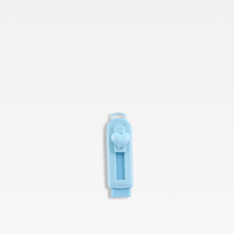 Cute Candy Color Kawaii Rubber Stationery School Office Supplies Creative Pencil Eraser Novelty Pretty erasers in blue love heart