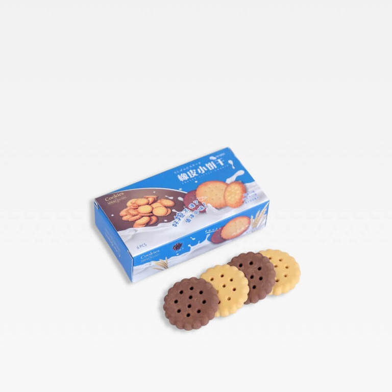 Office home School Kawaii Creative Biscuit Cookie pencil Eraser Rubber 6-Pack supply Stationery Novelty Lovely Cake Erasers 6-Piece set Supplies in brown beige color