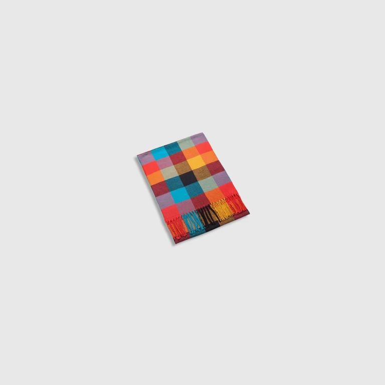 Women’s woman womens Men’s man mens Skin-friendly Unisex Genflex Gender Neutral Genderfluid petite-, tall-, plus-, size alternate aesthetic luxury Casual Fall Autumn Winter Christmas Holiday Season Spring cold weather winter accessory long plaid checkered imitation cashmere knit tassel scarf Fashion Scarves accessories in orange with multi color