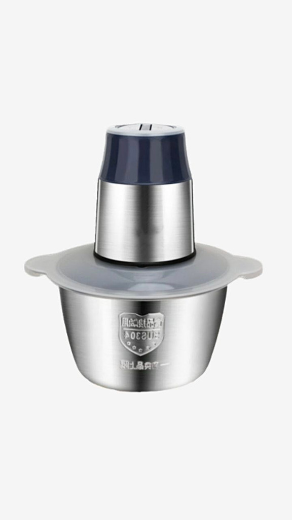 Meat Grinder Food Processor Electric Chopper 2 Speeds Stainless Steel Mincer 2.2L Food Processor Kitchen Slicer Egg Beater Garlic Vegetable  Grinders Trending