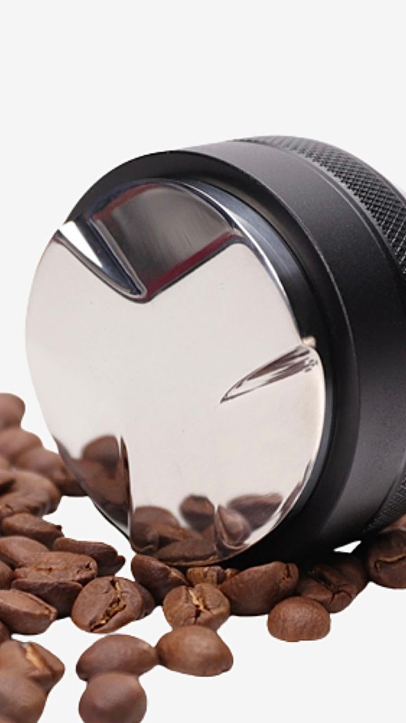 Dual Side Coffee Tamper 51mm 53mm 58mm Espresso 3 Angled Slopes and Flat Base Sided Uncoated Solid Stainless Steel Leveler Tool Trending Barista Tampers