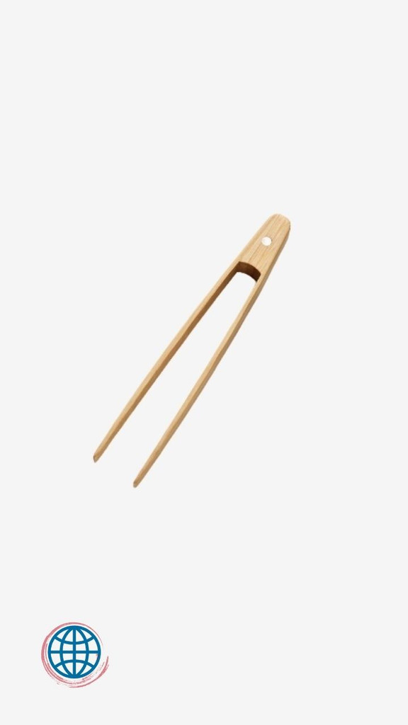 Bamboo Toast Tongs with Magnet Bread Toaster Pickles Tea Nut Kitchen Storage Durable Magnetic Home Sturdy and Multiple Use Kitchen Trending Specialty Tools