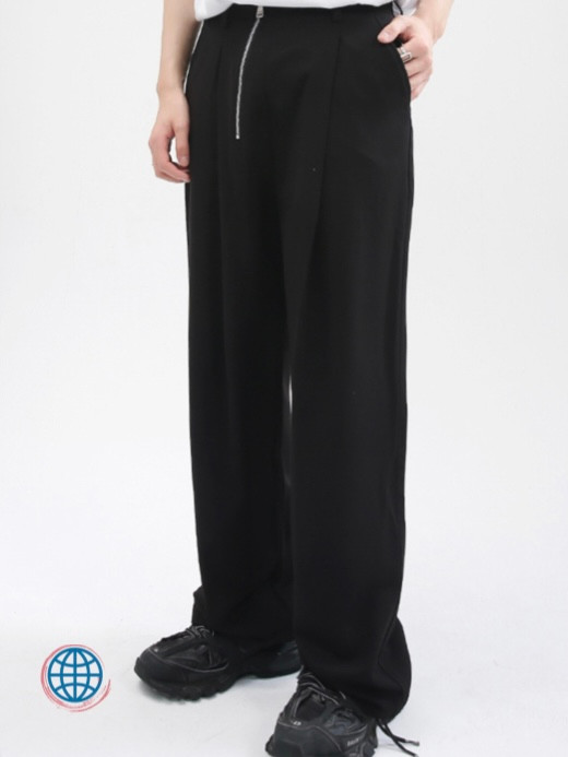 Slim Suit Pants Men's Wear Solid Black Color Slim Casual Suits Pants For Male All-match Elegant Trending Trousers For Man