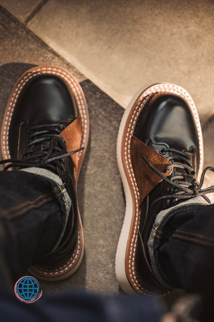 Low-Top Casual Boots Men’s American Vintage British Style Black Casual Retro Shoes Trending for Man