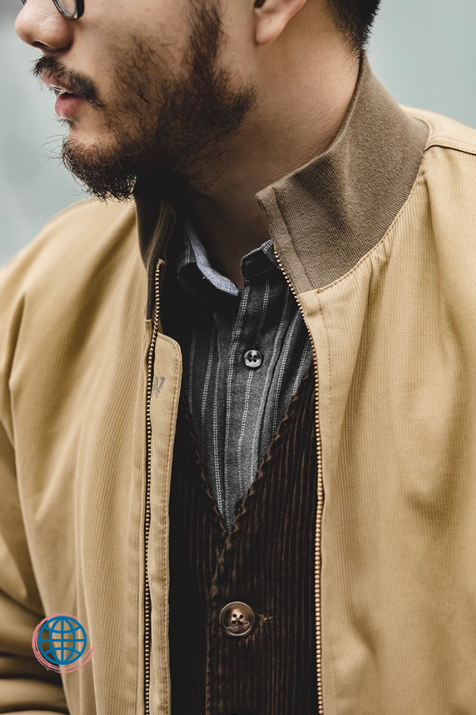 Military Flight Bomber Jacket Men’s Jackets Brown M1942 Tank Coat Vintage Pilot Aviator Monocycle Jackets Collar Men Clothing for Man Trending in Khaki